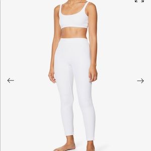 SKIMS HIGH WAIST TERRY LEGGINGS IN MARBLE